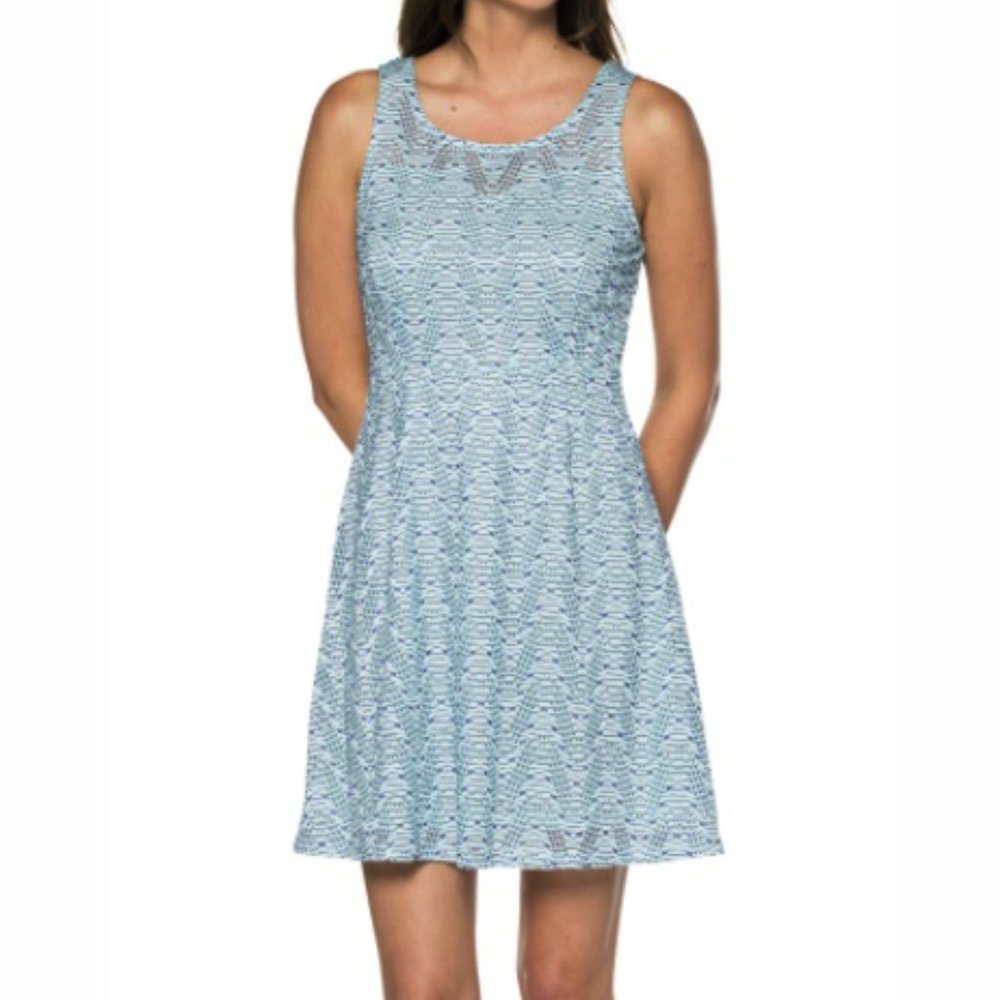 Neesha Eyelet A-Line 'Fit and Flare' Dress